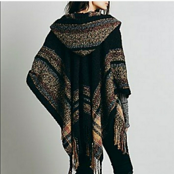 Free People Sweaters - Desperately ISO!!! Want to Buy!!! Free People Sunset Ruana Hooded Poncho